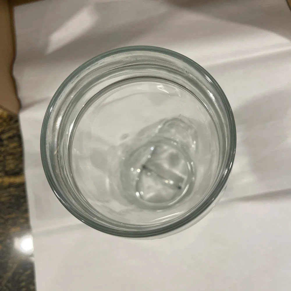 Cowboy Boot Shaped Clear Glass Mug Cup Beer Stein 10 Inches‎ Tall